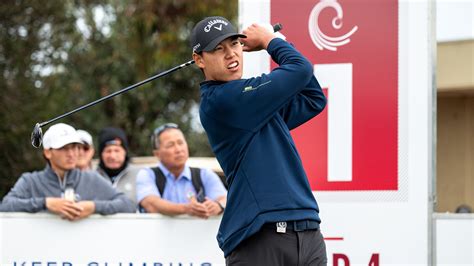 Wenyi Ding of China during the third round of the 2023 Asia-Pacific