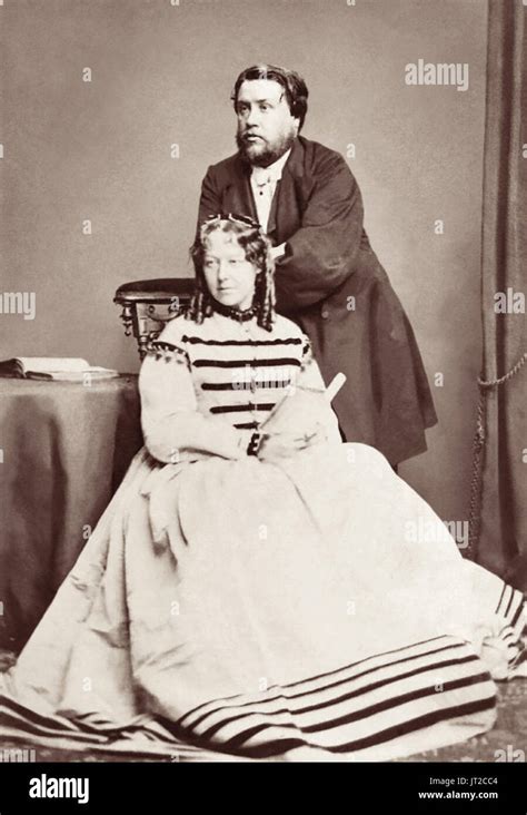 Charles Haddon Spurgeon (1834 –1892) and his wife Susannah in a ...