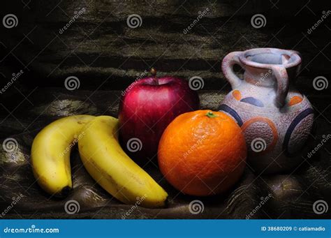 Fruits light painting stock image. Image of rustic, brown - 38680209