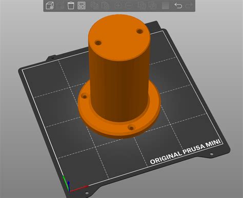 extension base  monopod  deedee   stl model