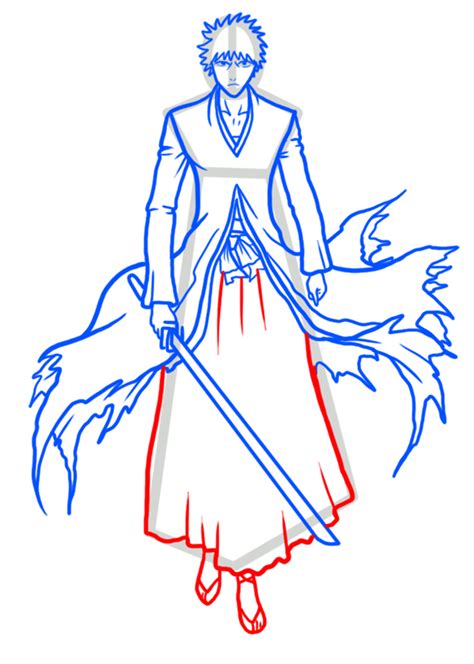 how to draw ichigo from bleach