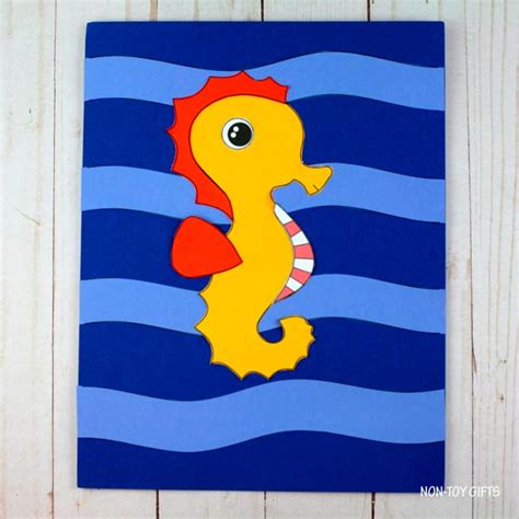 Seahorse Craft - Summer Ocean / Sea Animal Craft - Non-Toy Gifts