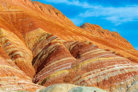 zhangye danxia national park located   gansu province  china