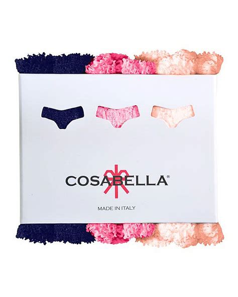 Never Say Never Cutie Lace 3-Piece Thong Set, Women's Packaging Labels