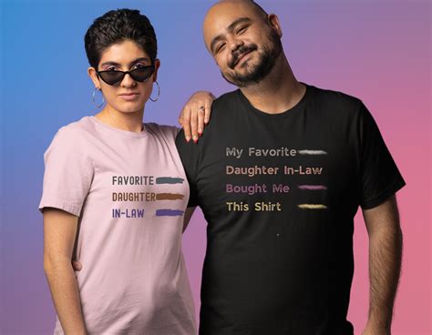 Favorite Daughter Inlaw Matching Shirt Father-in-law Gift From Daughter