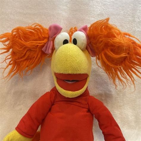 Toys | Fraggle Rock Orange Yellow Plush Toy Stuffed Animal Jim Henson ...