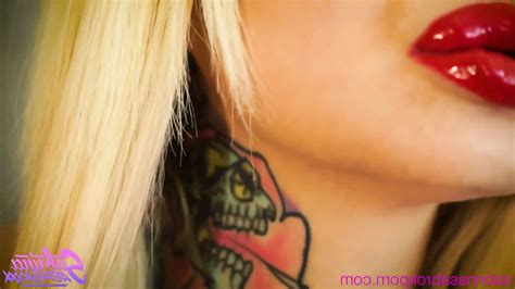Sabrina Sabrok - New Bigger Lips Blowjob Cum In Lips - Sabrina Blonde