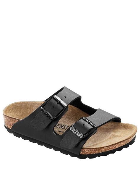 birkenstock arizona leather sandal black littlewoods