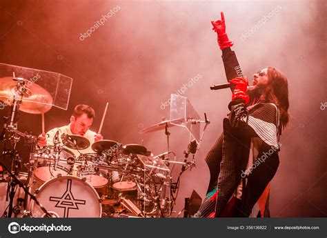 Thirty Seconds Mars Band Ziggo Dome March 2018 Amsterdam Netherlands ...