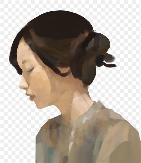 png woman painting art portrait  png rawpixel