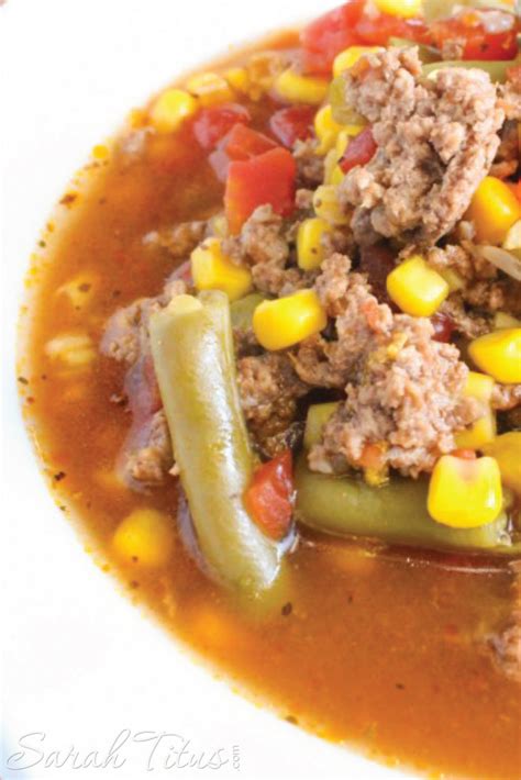 hamburger and vegetable soup recipes 11
