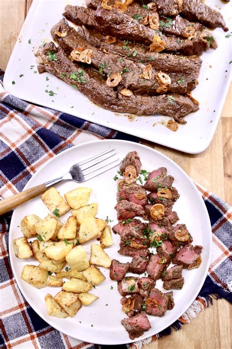 Steak Tips with Garlic Butter {+Video} - Out Grilling - EU-Vietnam