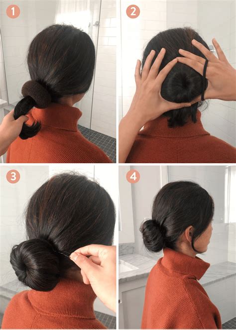 Donut Bun Hairstyles For Short Hair