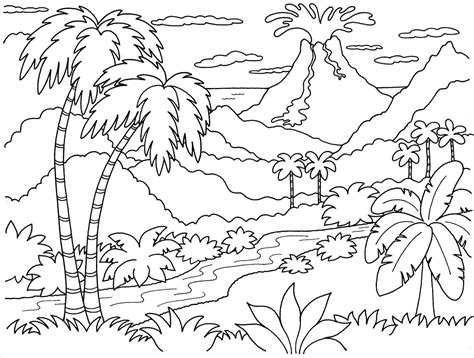 Nature Drawing For Kids at PaintingValley.com | Explore collection of ...