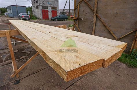Доска обрезная 100x30x6000 из сосны естественной влажности сорт АВ в ...