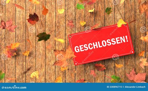 sign geschlossen stock illustration illustration  holidays