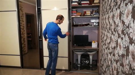 Шкаф купе с выдвижным столом от EASY-MEBEL - YouTube
