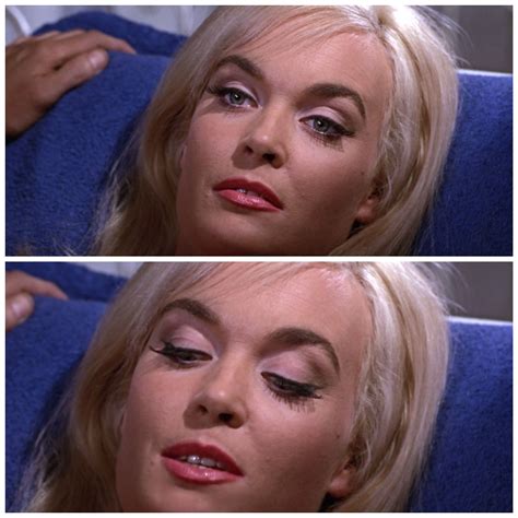 Makeup on Shirley Eaton aka Jill Masterson in Goldfinger (1964) | Jill