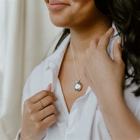 Sterling Silver Pendant Lockets with One or Two Pictures or Photos