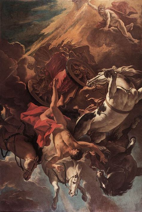 Fall of Phaethon by Sebastiano Ricci | Arte grega, Pinturas ...