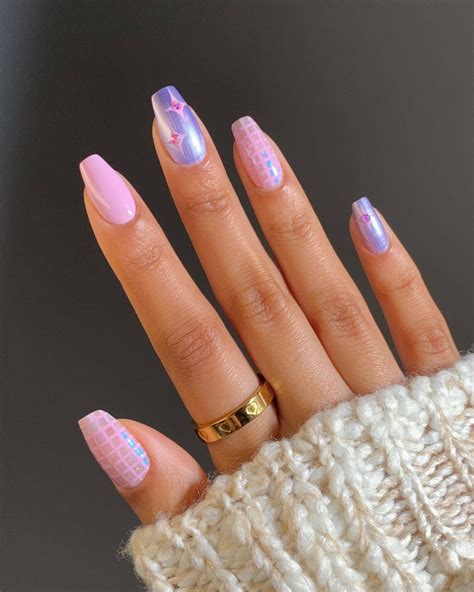 Glam Birthday Nails Coffin