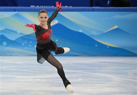 Video: 15-Year-Old Kamila Valieva Lands 1st Women's Quad Jump at Olympics