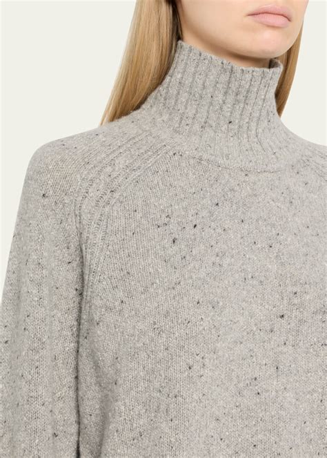 Guest in Residence Cashmere-Blend Cropped Turtleneck Sweater - Bergdorf