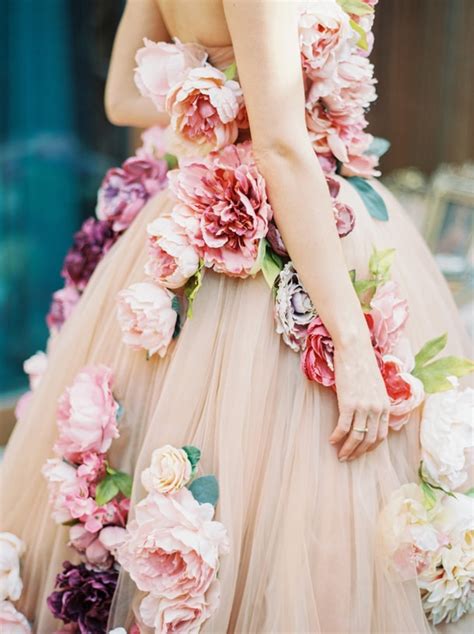 25 Floral & Flower Wedding Dresses | SouthBound Bride