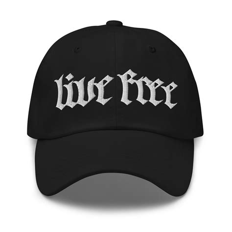 LIVE FREE DAD HAT – FREE RANGE MUSCLE