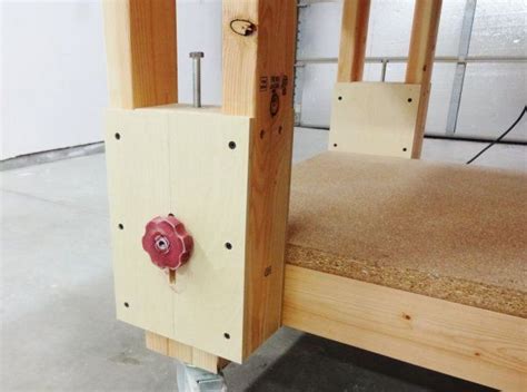 Верстак с регулировкой высоты своими руками | Adjustable height work ...