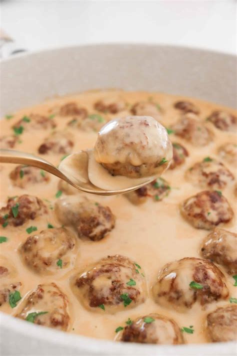 Easy Swedish Meatballs (IKEA Style) - Oh So Busy Mum