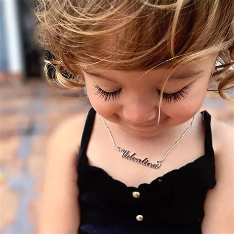 Child Necklace Baby Name Necklace Personalized Jewelry Girl Boy ...