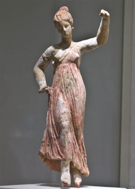 Madame de Pompadour (Ancient Greek terracotta statuette of a dancing...)