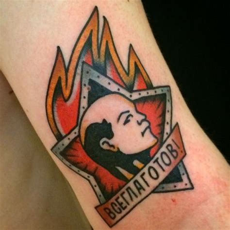 Lenin - Communist & Traditional Tattoo | Dövme