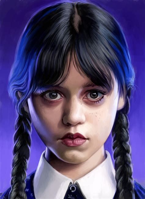How To Draw Wednesday Addams Cute - Drawing Tips Guide