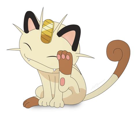 Meowth by artchronos | Cat pokemon, Pokemon meowth, Pokemon team rocket