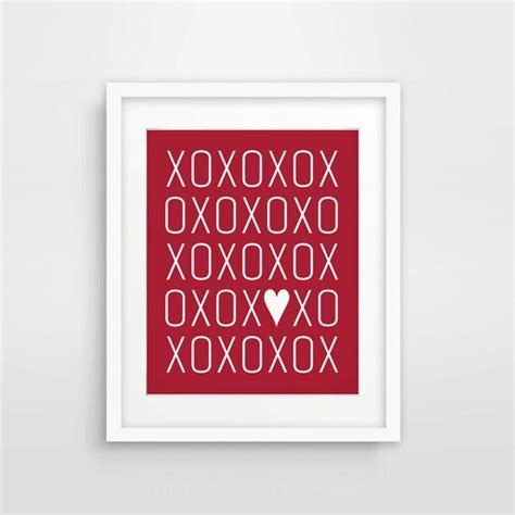 XOXO Valentine's Day Printable