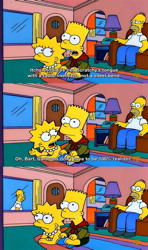 Itchy should’ve tied Scratchy’s tongue with a taunt-line hitch, not a