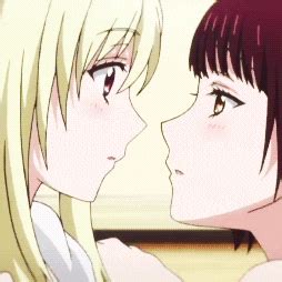 matching icons anime couples lesbian  gifs cute quick kawaii