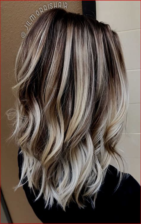 Hairstyles Blonde Highlights On Dark Brown Hair Exciting Red And - b