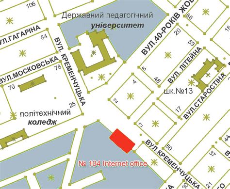 Карта Херсона