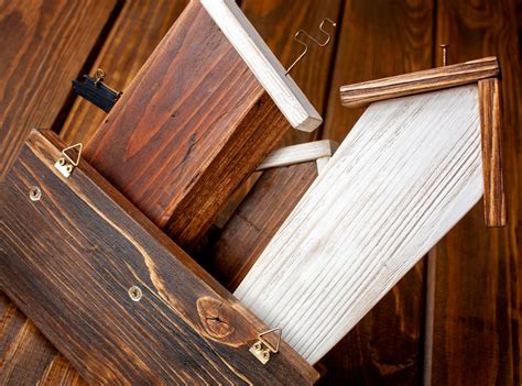 Handmade Wooden Key Holder, Wooden Houses, Wall Hanging Key Holder - Etsy