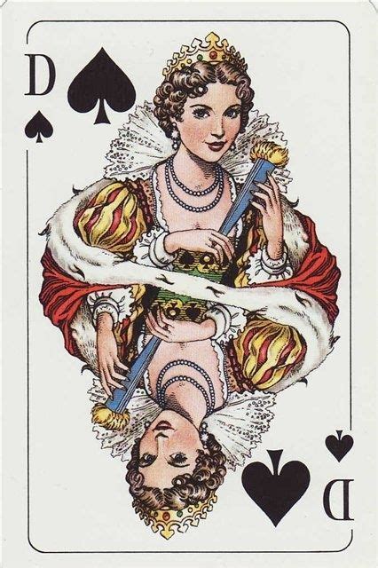 "Пиковая дама" Гризли. | Playing cards art, Playing cards design, Card art