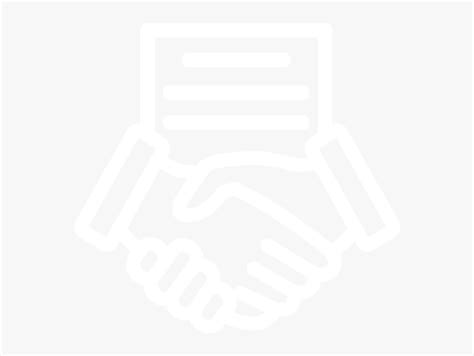 Handshake Icon White Png, Transparent Png - kindpng