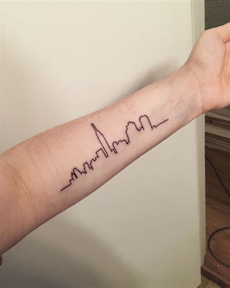 Tattoo #2~ New York City skyline