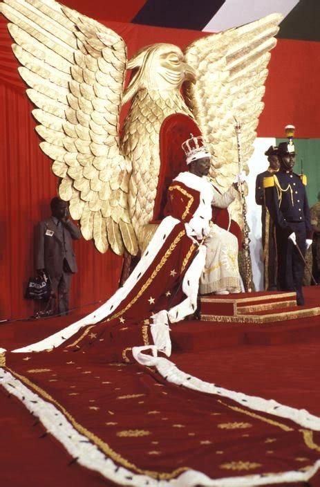 Phryne Astynome on Twitter: "Coronation of Emperor Bokassa I of the ...