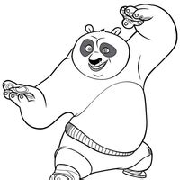 Desenho de Garça de Kung Fu Panda para colorir - Tudodesenhos