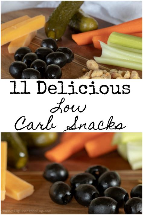 11 Delicious Low Carb Snacks - Simple Acres Blog