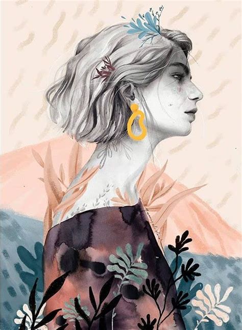 Naranjalidad | Portrait illustration, Art, Portrait art