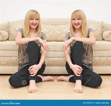 Twin Sisters In Enjoying In Sauna Stock Photo | CartoonDealer.com #30681036